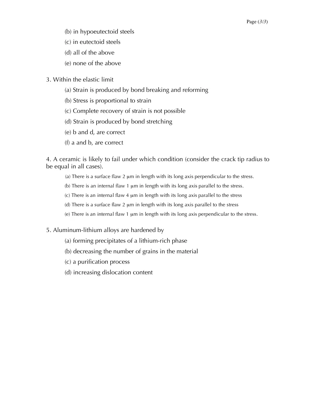 MECH 340 Final, Spring 2008, page 3