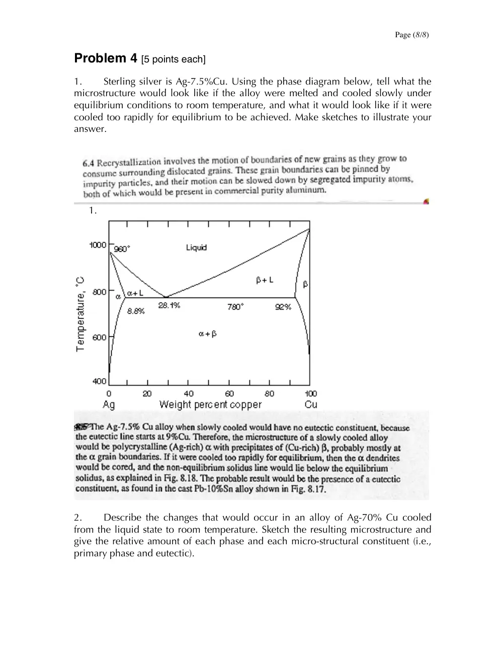 MECH 340 Final, Spring 2008, page 8