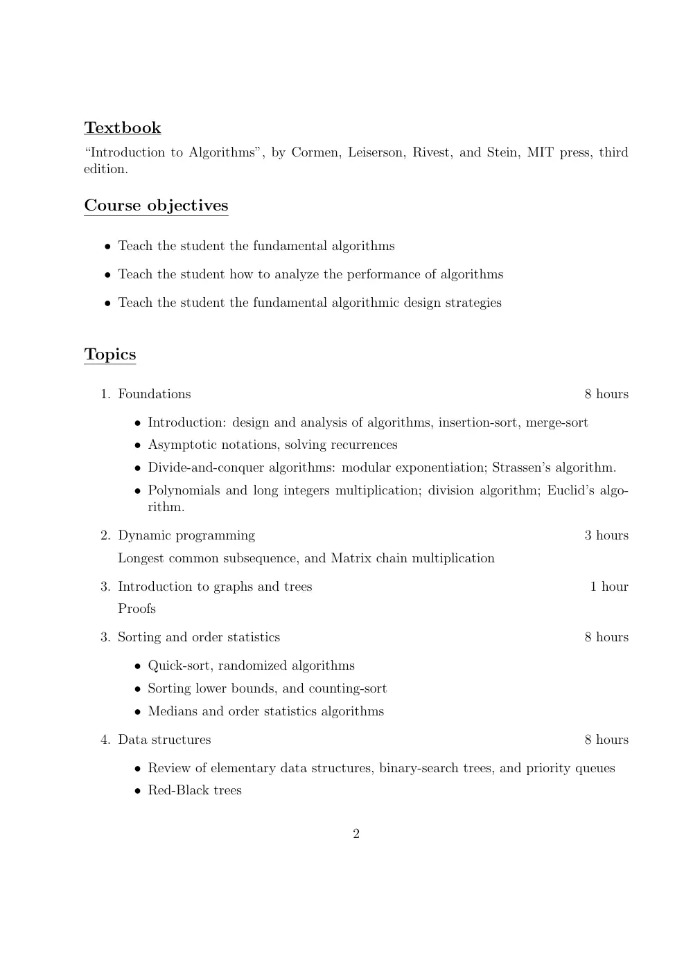 EECE 431 Syllabus, Fall 2017, page 2