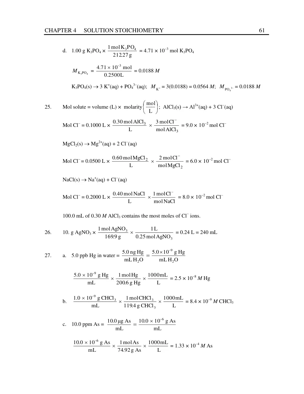 CHM 201 Problems Solution for Chap 4 Exercises, Fall 2013, page 6