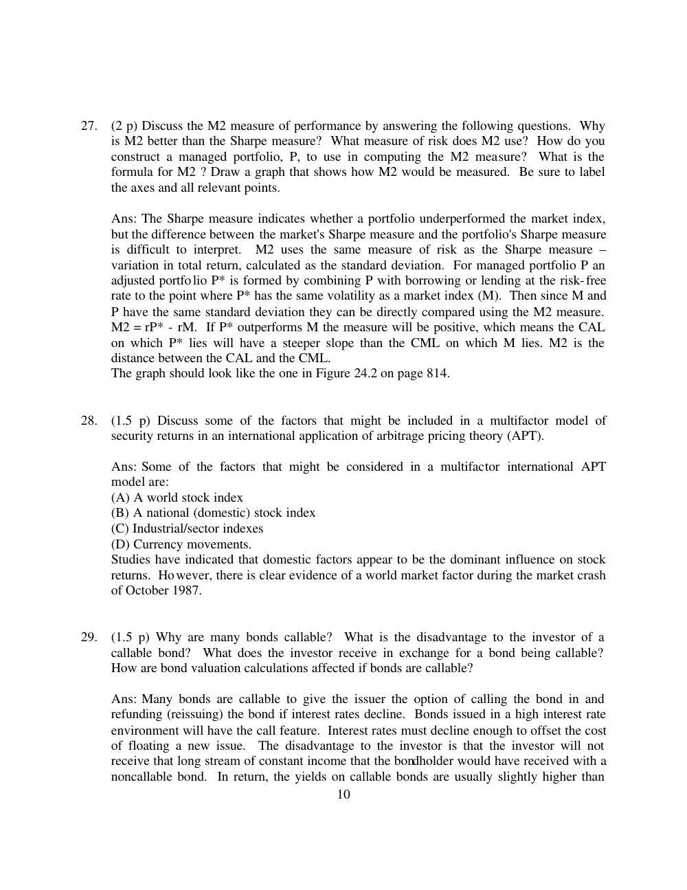 FINA 220 Final, Spring 2008, page 10