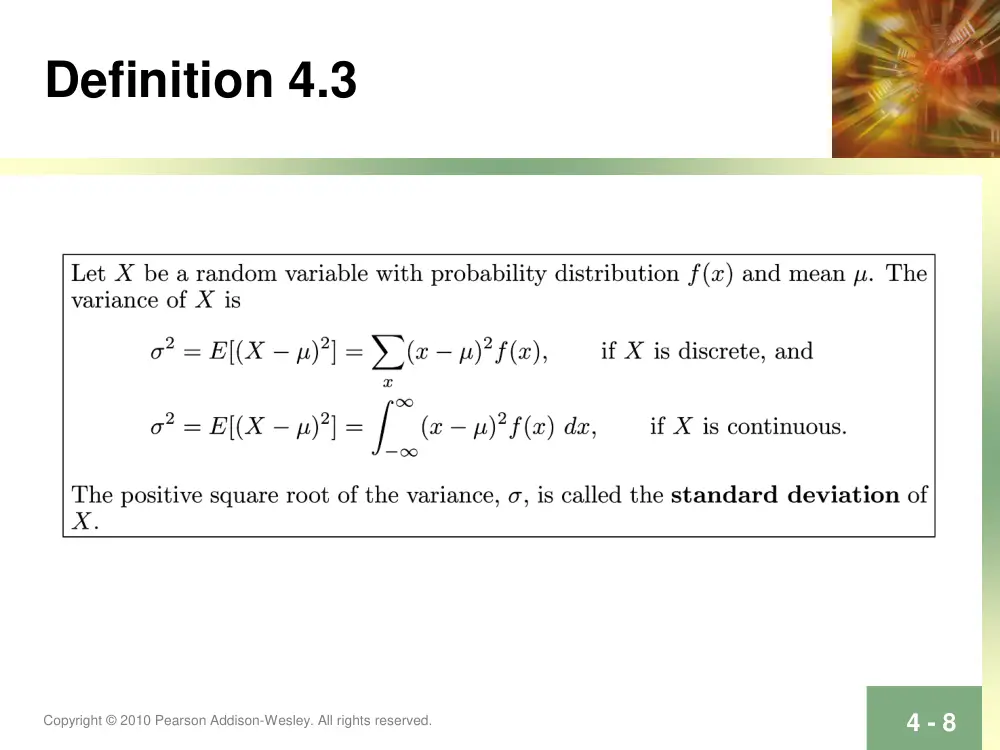 STAT 230 Lecture Chapter 4, Fall 2011, page 8