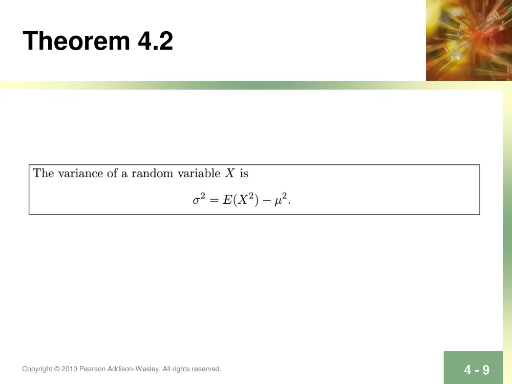 STAT 230 Lecture Chapter 4, Fall 2011, page 9