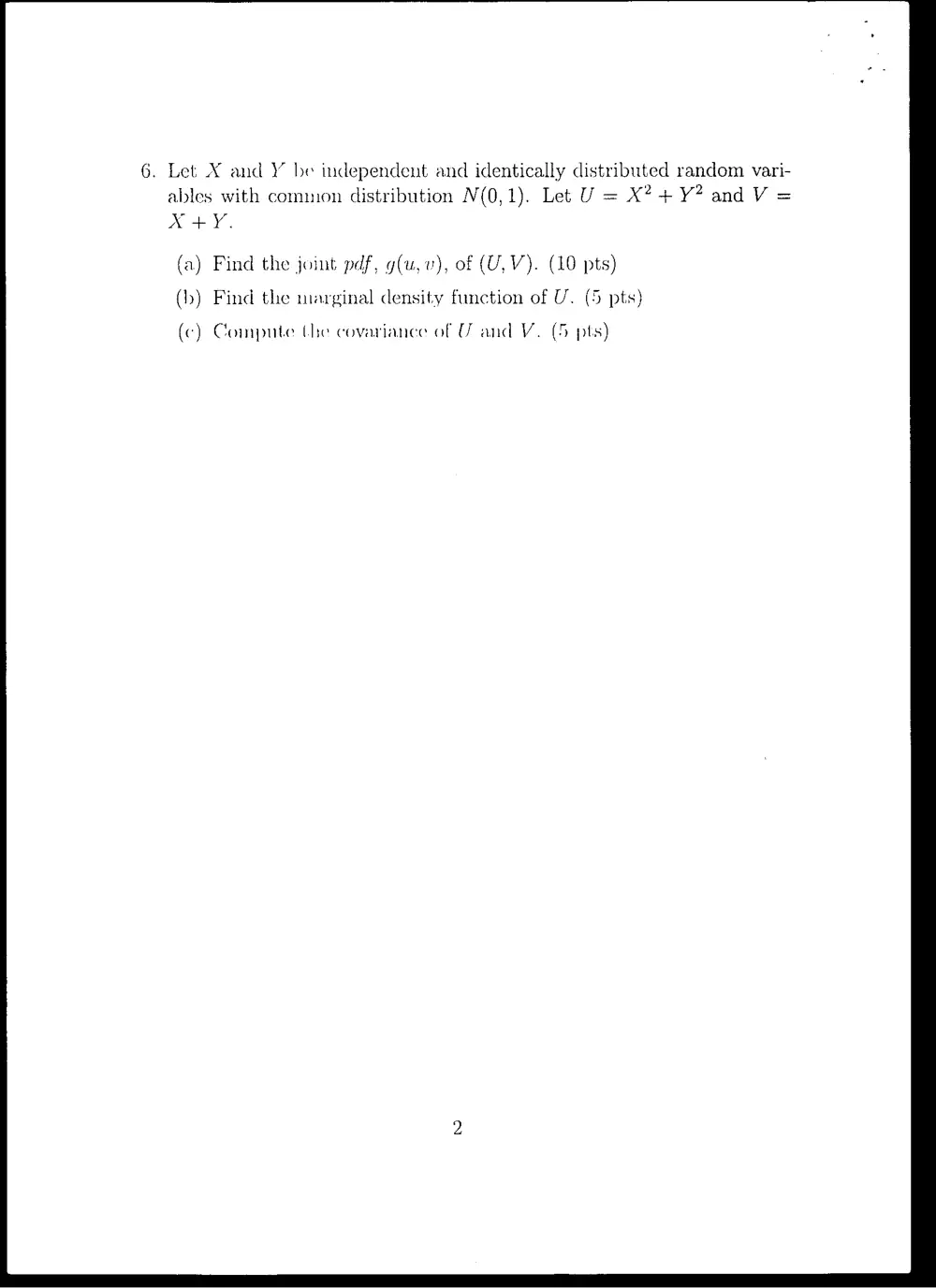 STAT 233 Final, Spring 2005, page 2