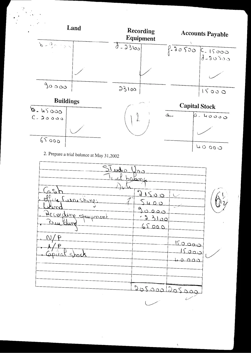 ACCT 210 Midterm, Spring 2002, page 6