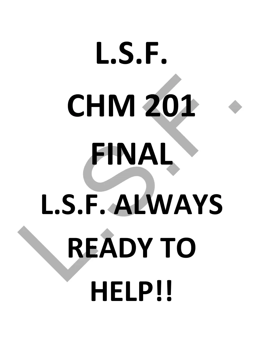 CHM 201 Final, Fall 2013, page 1