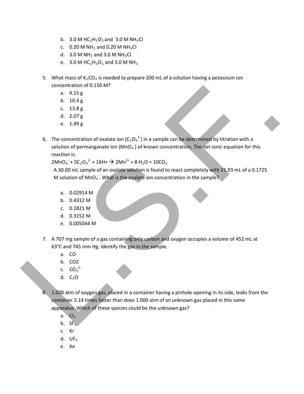 CHM 201 Final, Fall 2013, page 3