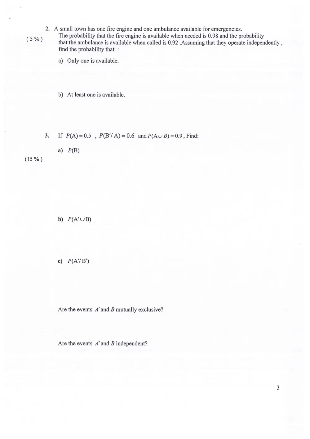 MATH 204 Exam 2, Spring 2018, page 3