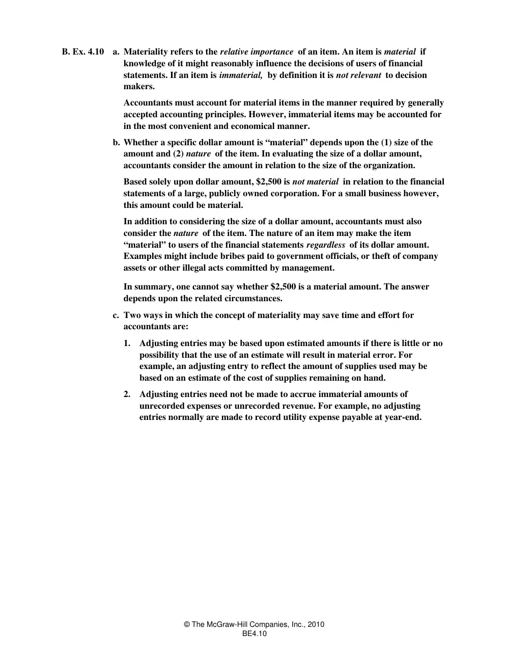 ACO 201 Problems Chapter 4 Solutions, Spring 2013, page 10