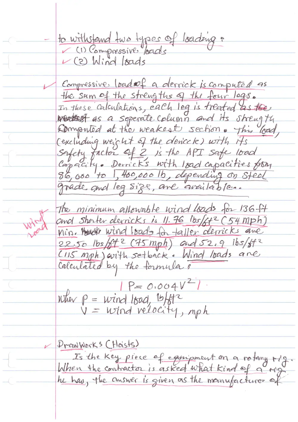 CHEN 490 Notes Drilling Notes(Final), Fall 2014, page 6