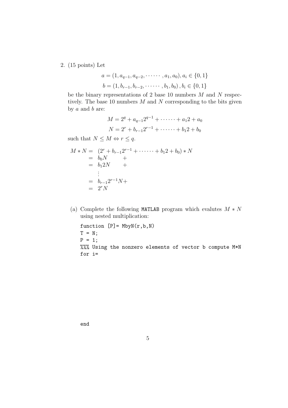 HIST 251 Final, Fall 2007, page 5