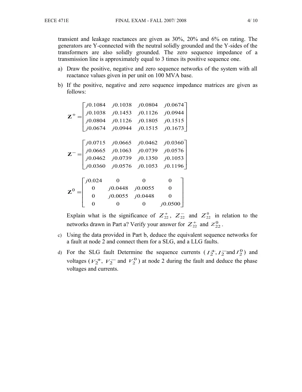 EECE 471 Final, Fall 2007, page 4