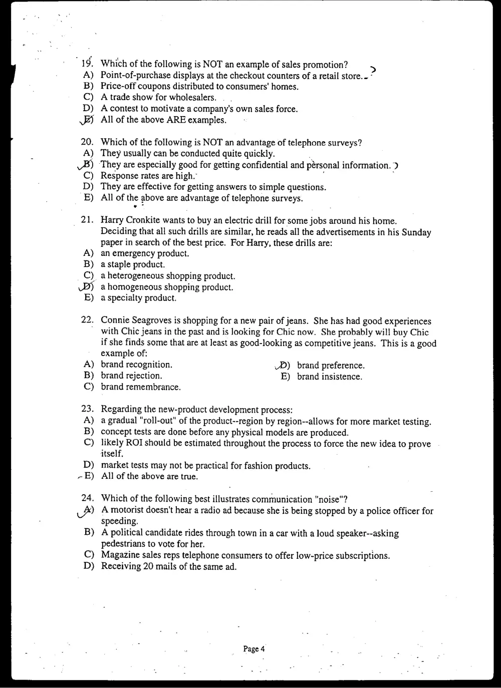 MKTG 210 Final, Fall 2001, page 4