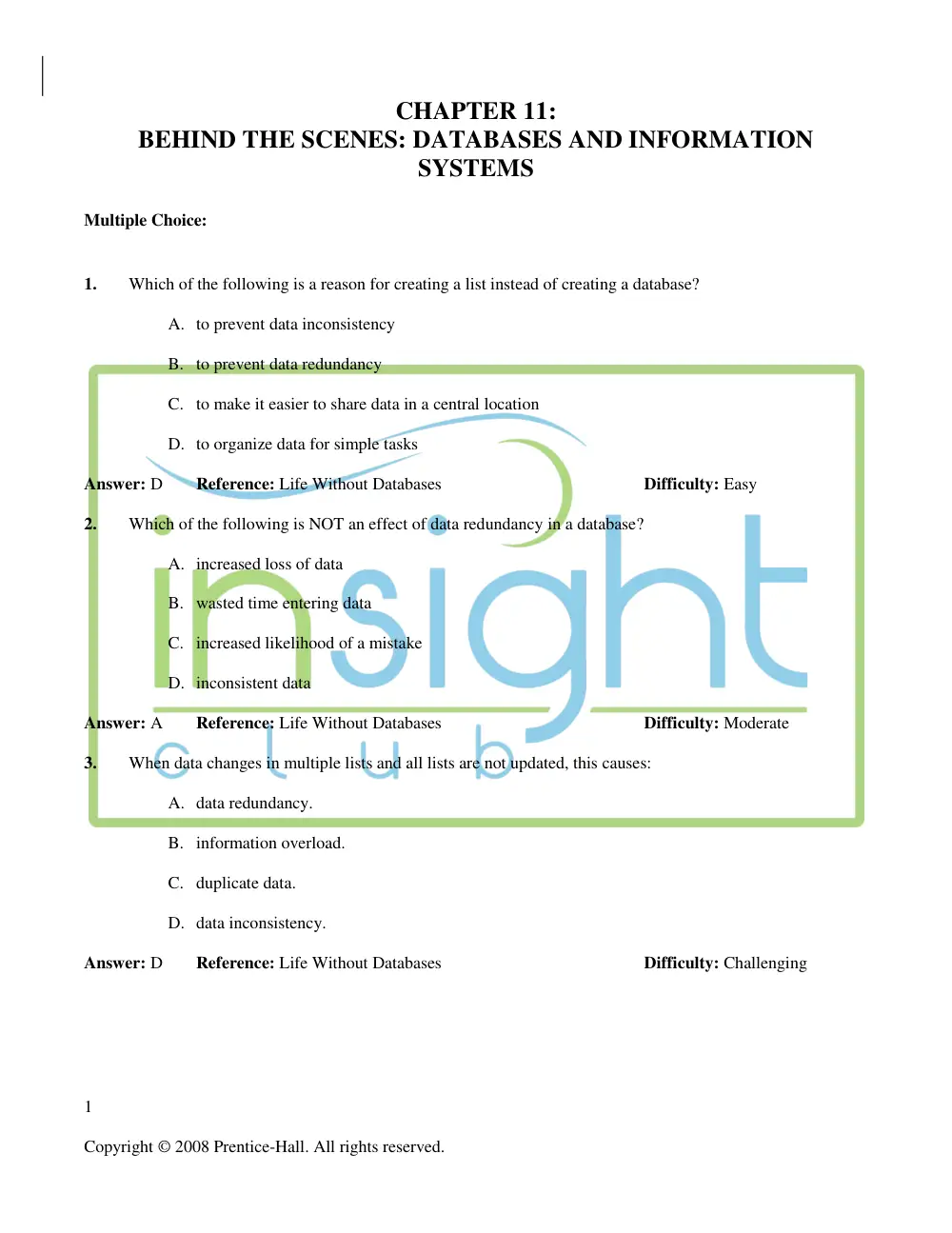 CMPS 209 Problems Chapter 11, Fall 2015, page 1