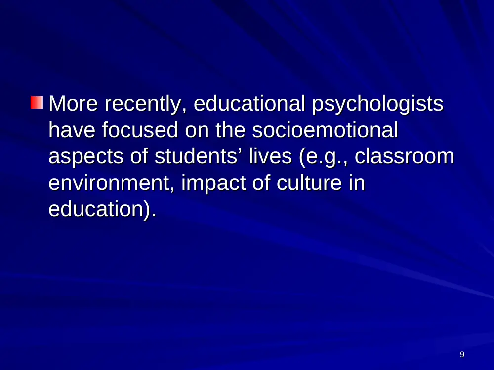 EDUC 215 Chapter 1, Fall 2009, page 9