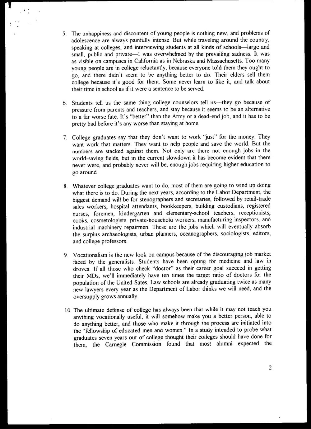 ENG 203 Final, Fall 2001, page 2