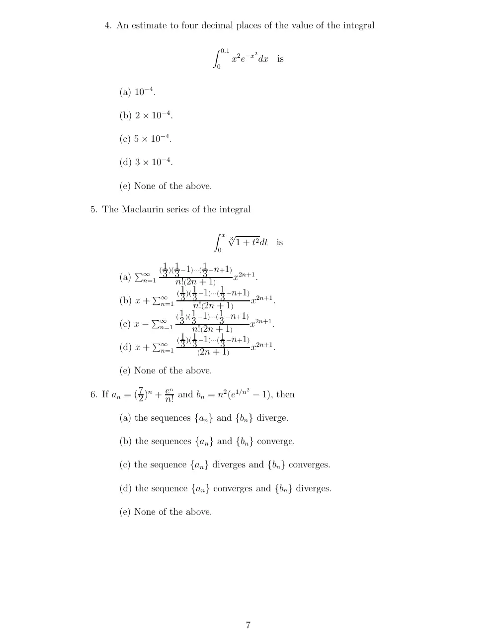 MATH 201 Exam, Spring 2008, page 7
