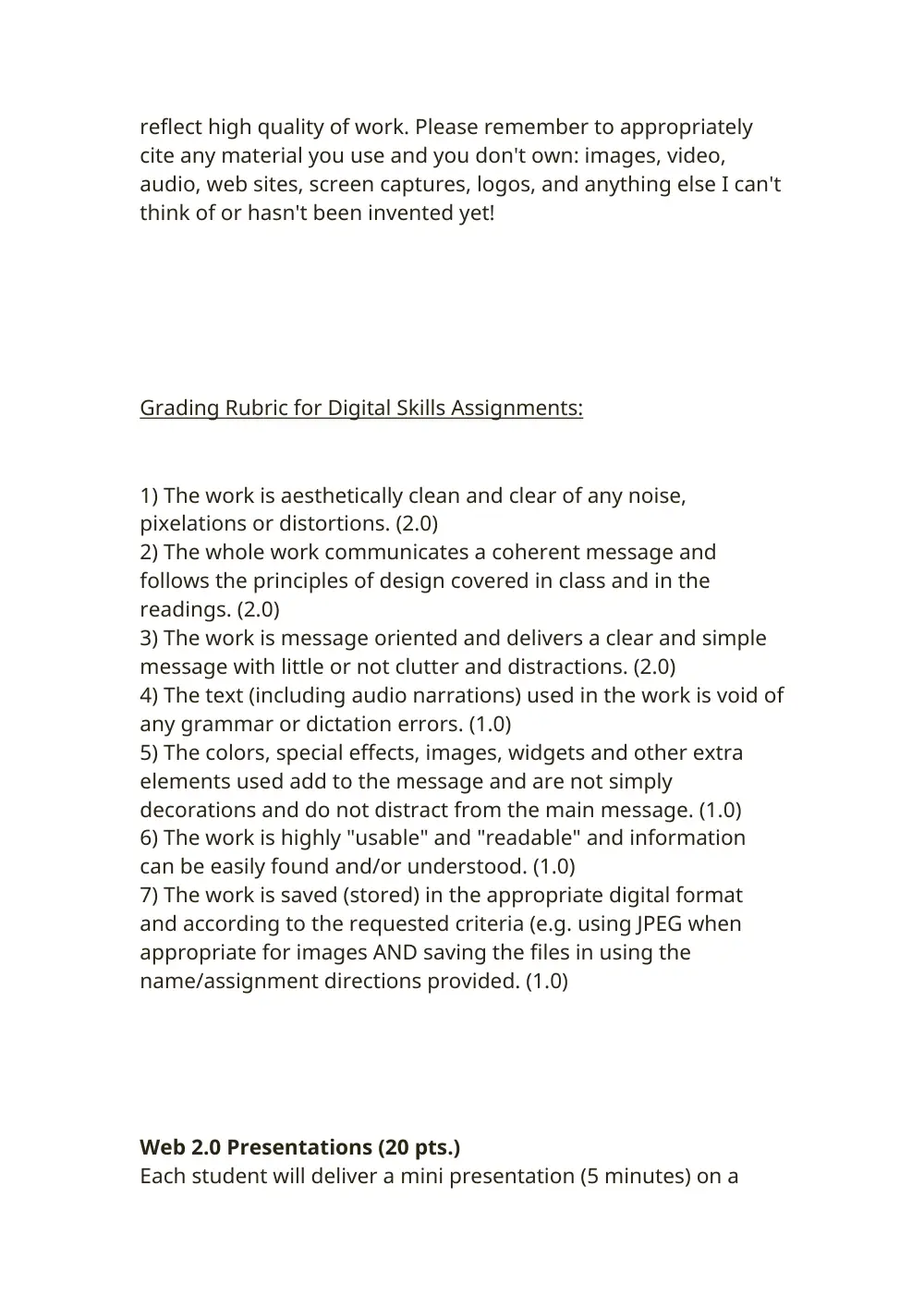 MCOM 207 Syllabus, Fall 2012, page 10