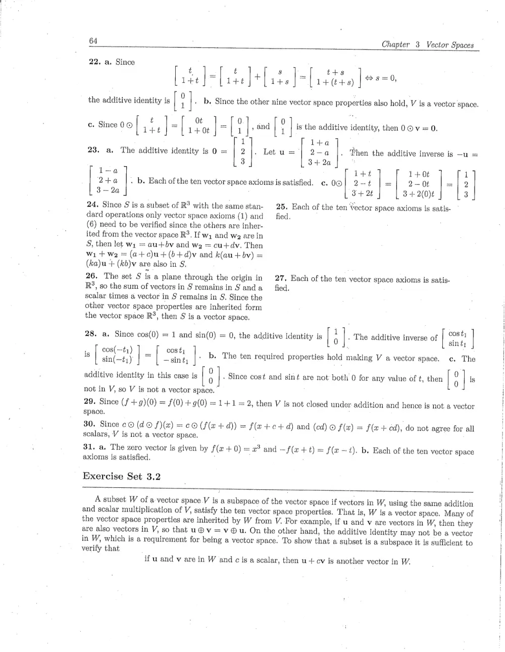 MATH 218 Problems Solution Manual Chapter 3.2, Fall 2011, page 1