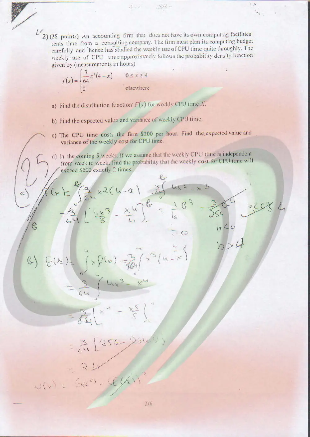 MAT 326 Midterm with Solution, Fall 2011, page 2