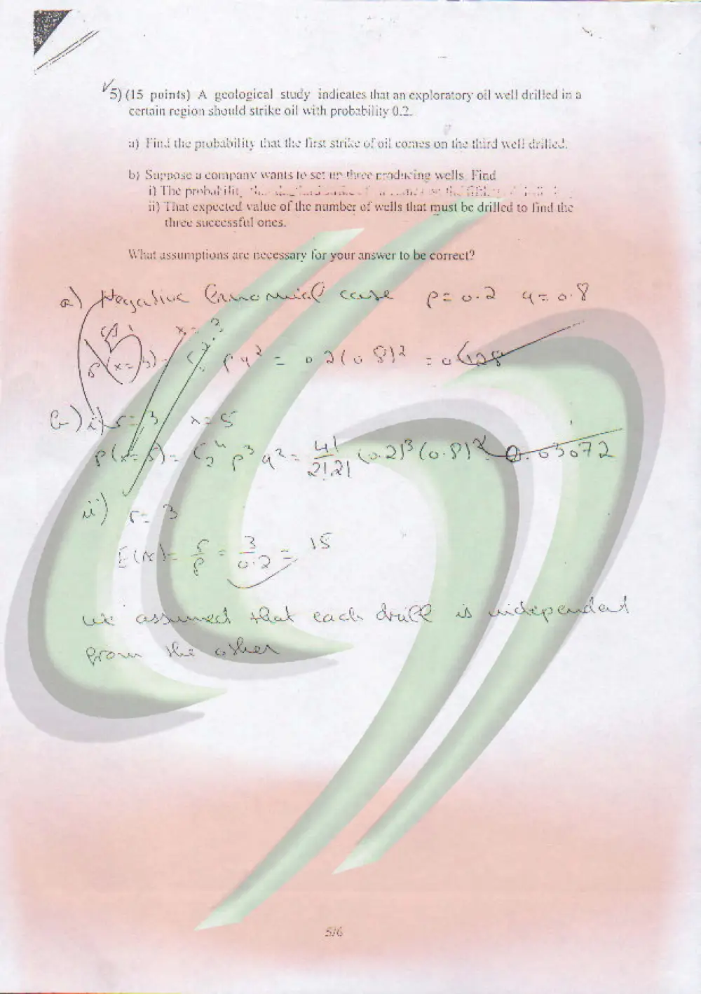 MAT 326 Midterm with Solution, Fall 2011, page 5