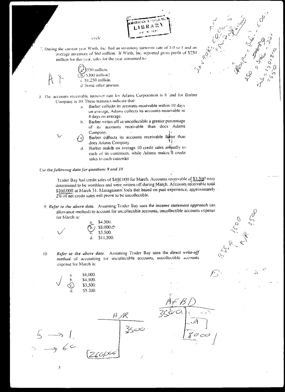 ACCT 210 Midterm, Spring 2003, page 3