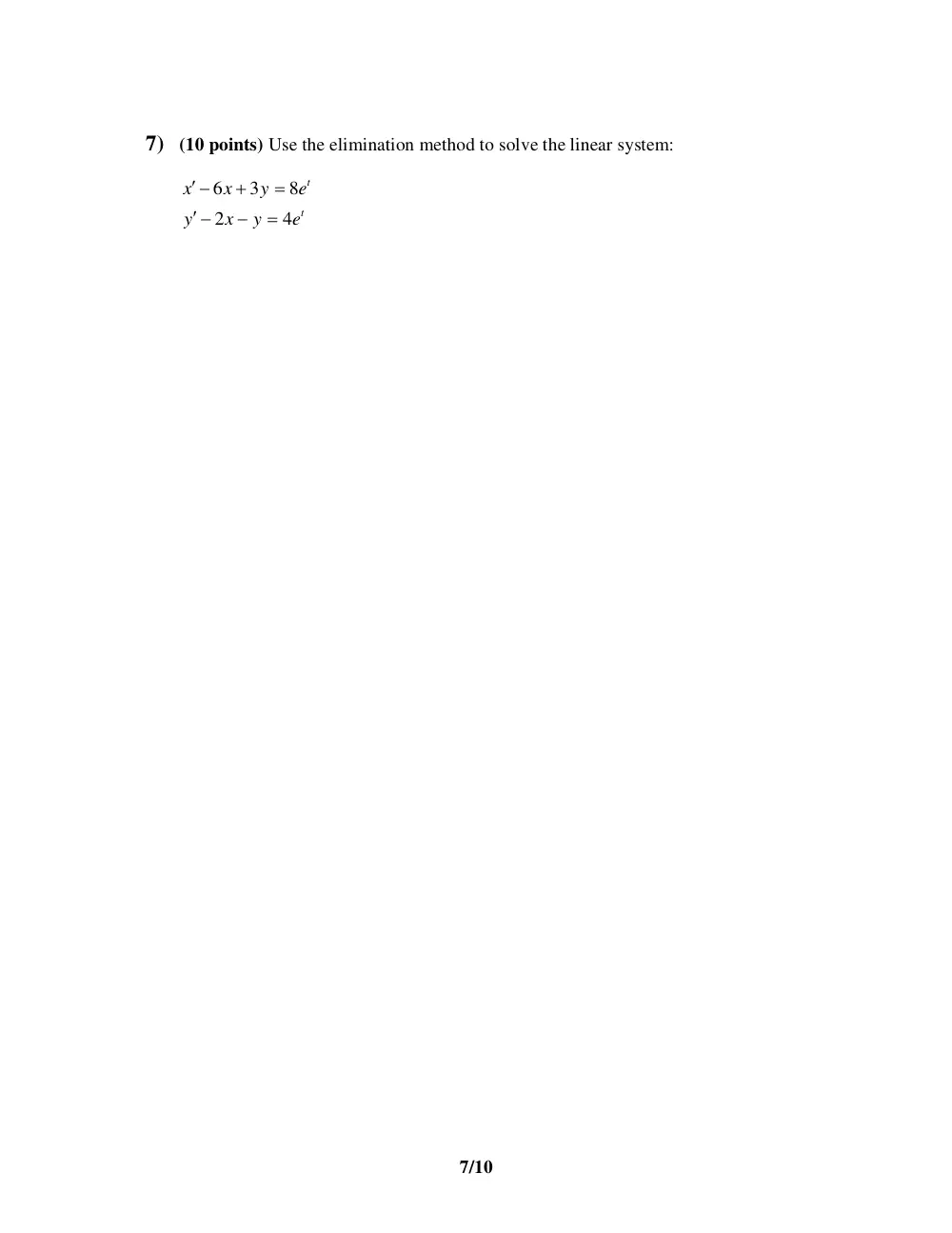 MAT 235 Final, Spring 2005, page 8