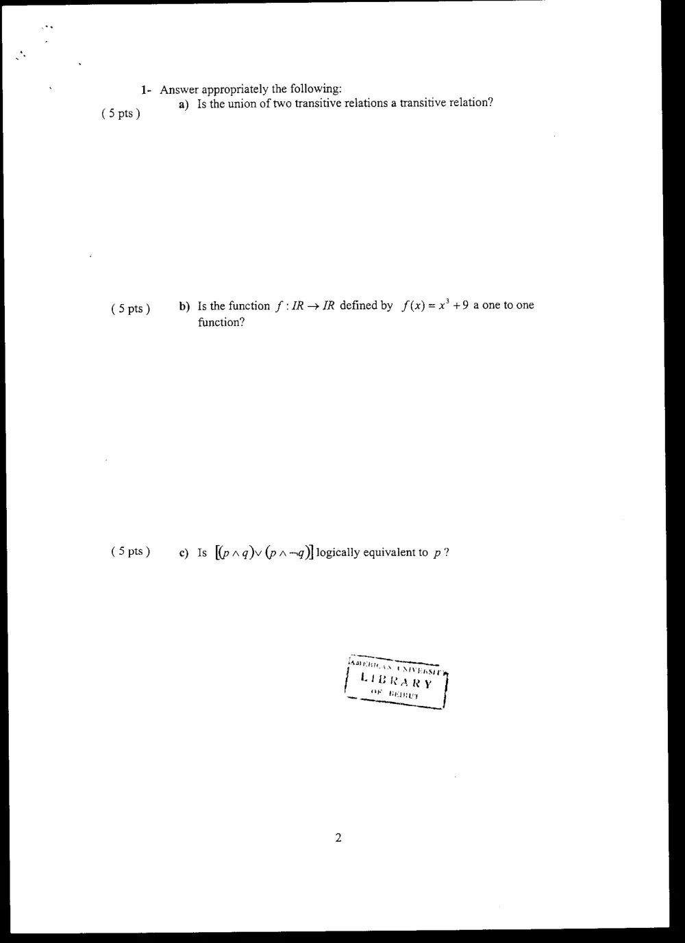 MATH 211 Final, Fall 2003, page 2