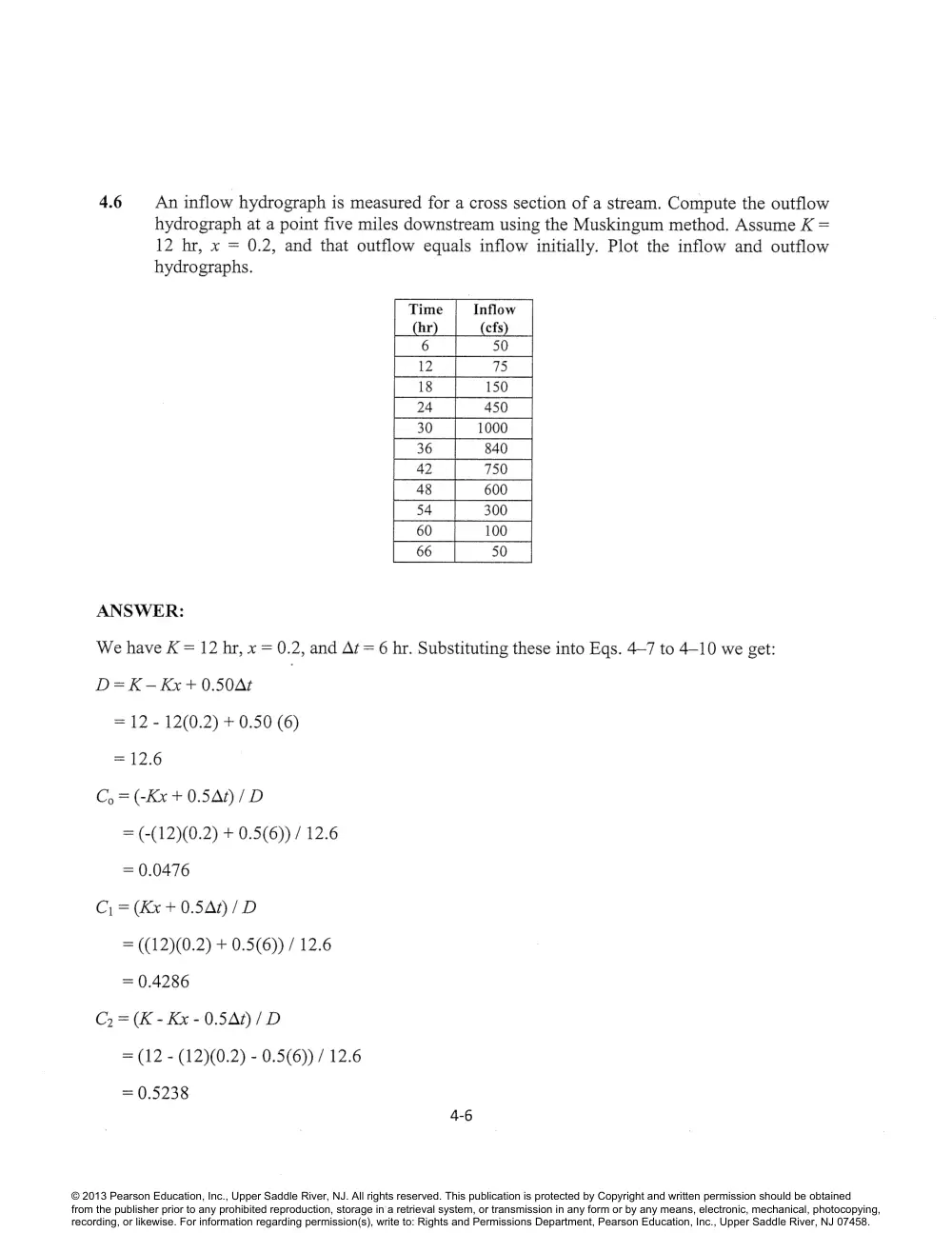 CIVE 441 Chapter 4 Solution, Fall 2015, page 6