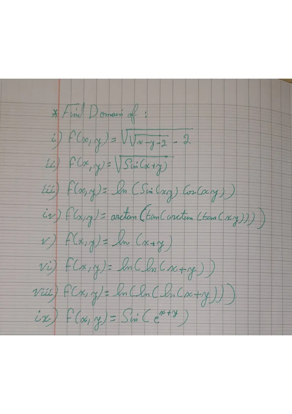MATH 201 Exam 1 + Solution, Spring 2019, page 1