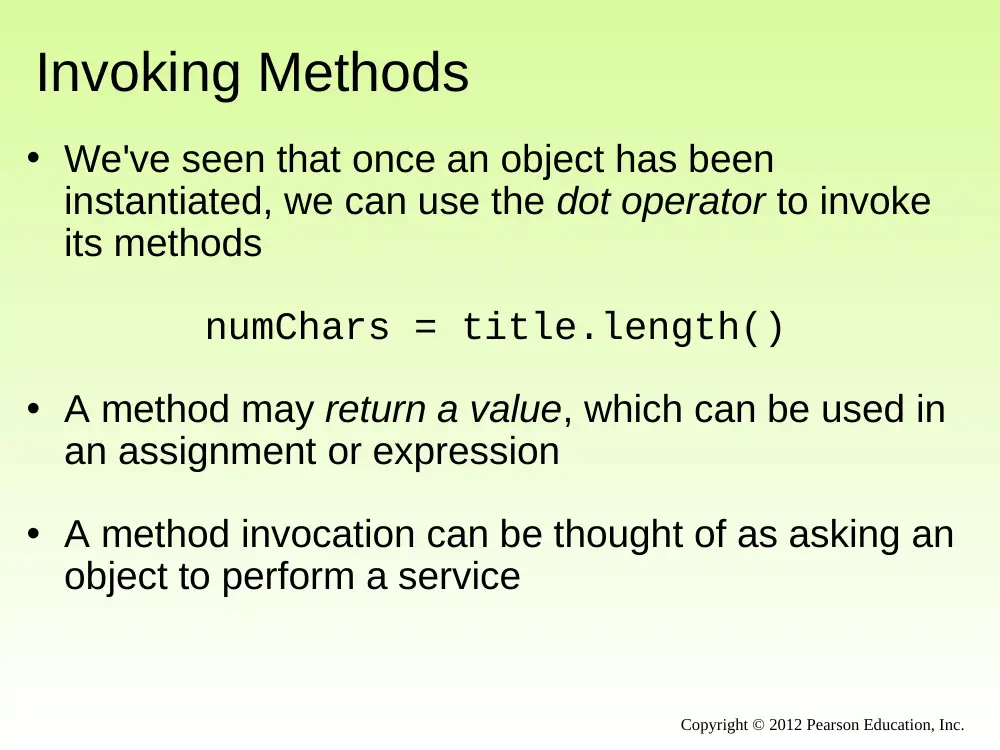 CSC 243 Chapter 4, Fall 2012, page 5
