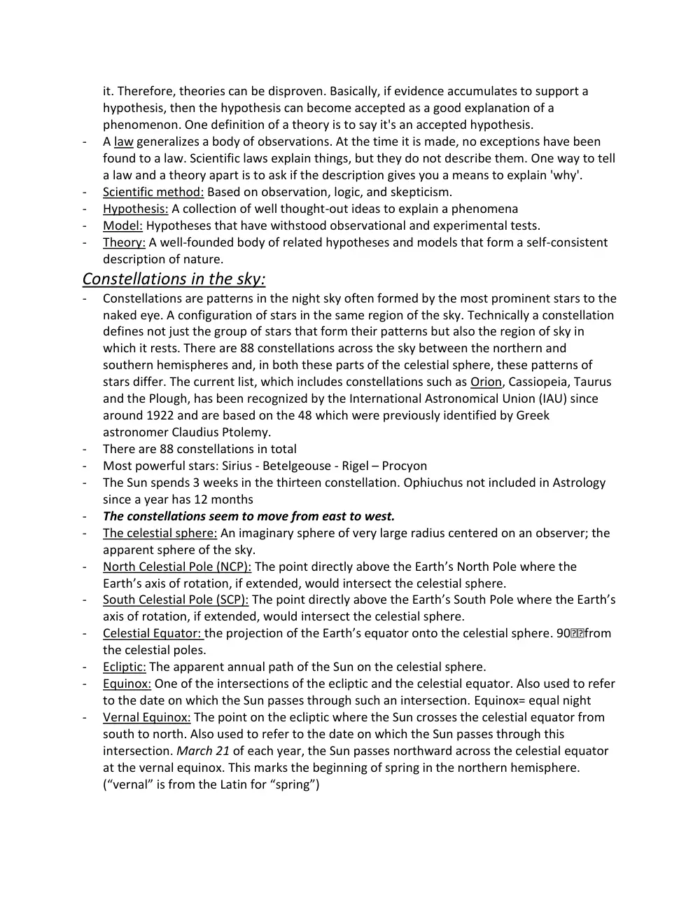 PHYS 200 Notes Midterm 1, Spring 2014, page 2