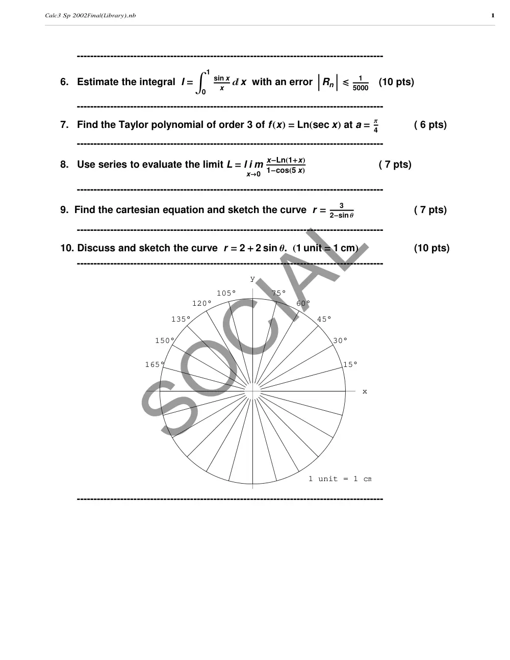 MTH 201 Final, Spring 2013, page 4