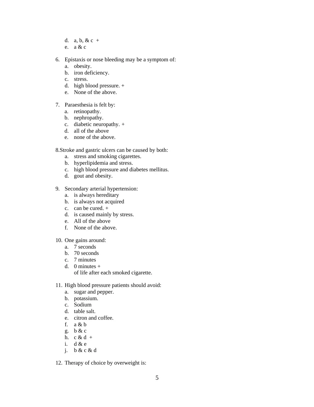 HLT 201 Midterm, Spring 2012, page 6