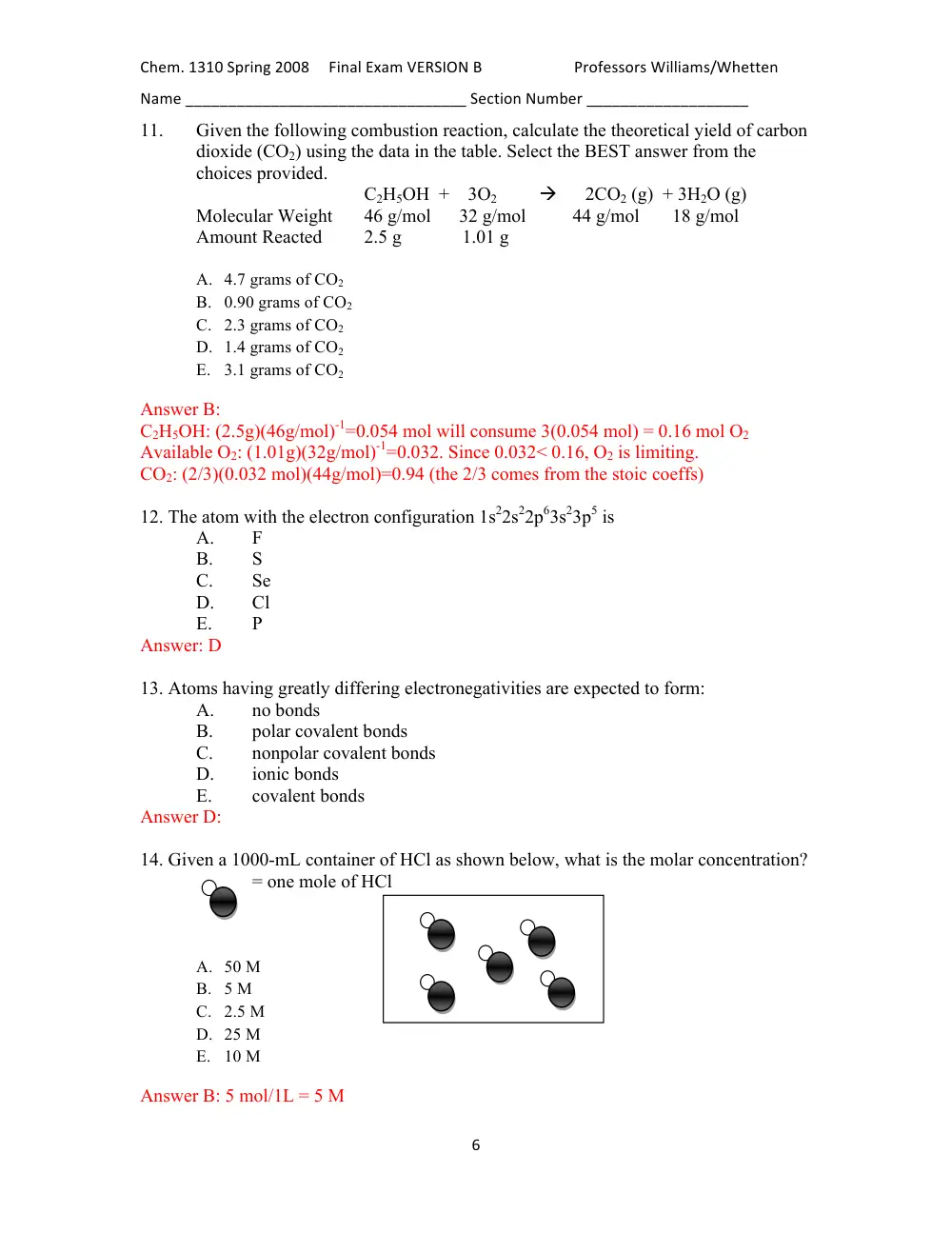 MTH 201 Final, Fall 2015, page 6