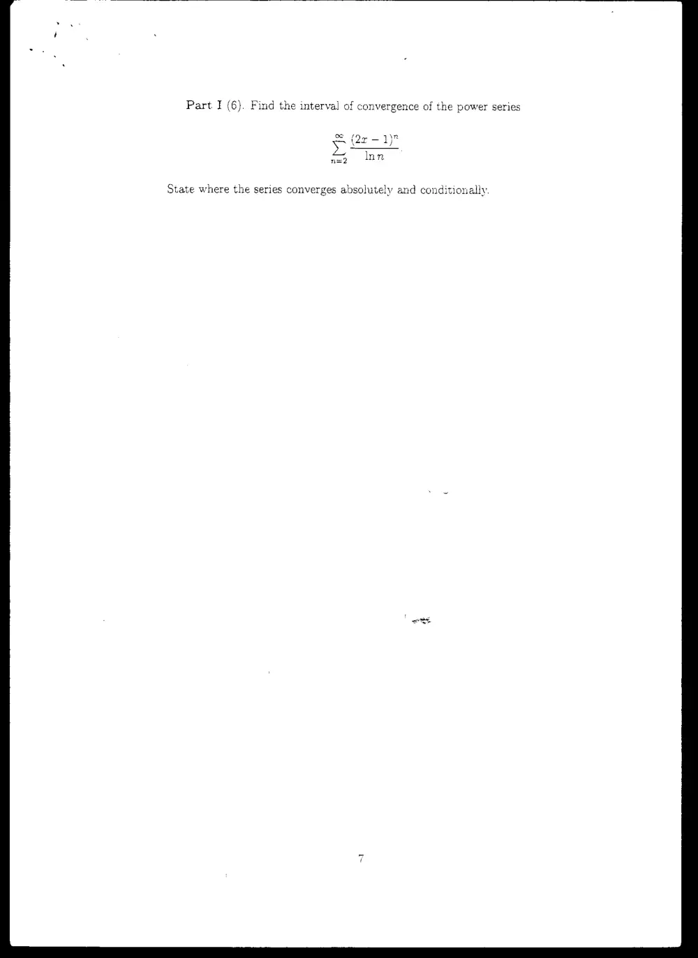 MATH 201 Final, Fall 2003, page 7
