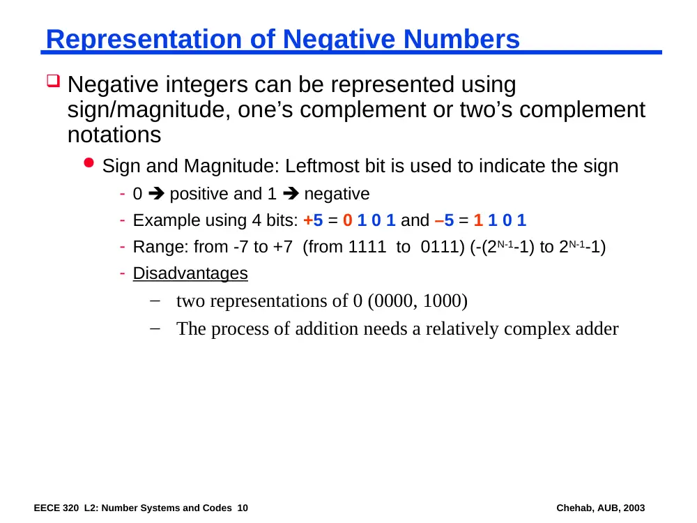 EECE 320 Lecture 2, Fall 2011, page 10