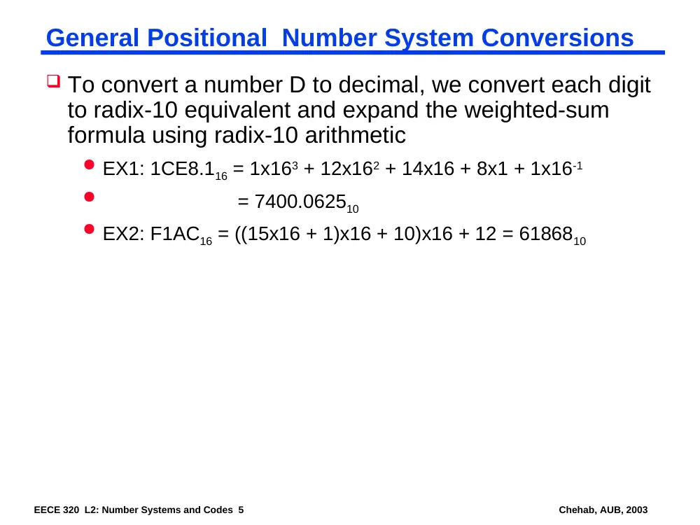 EECE 320 Lecture 2, Fall 2011, page 5