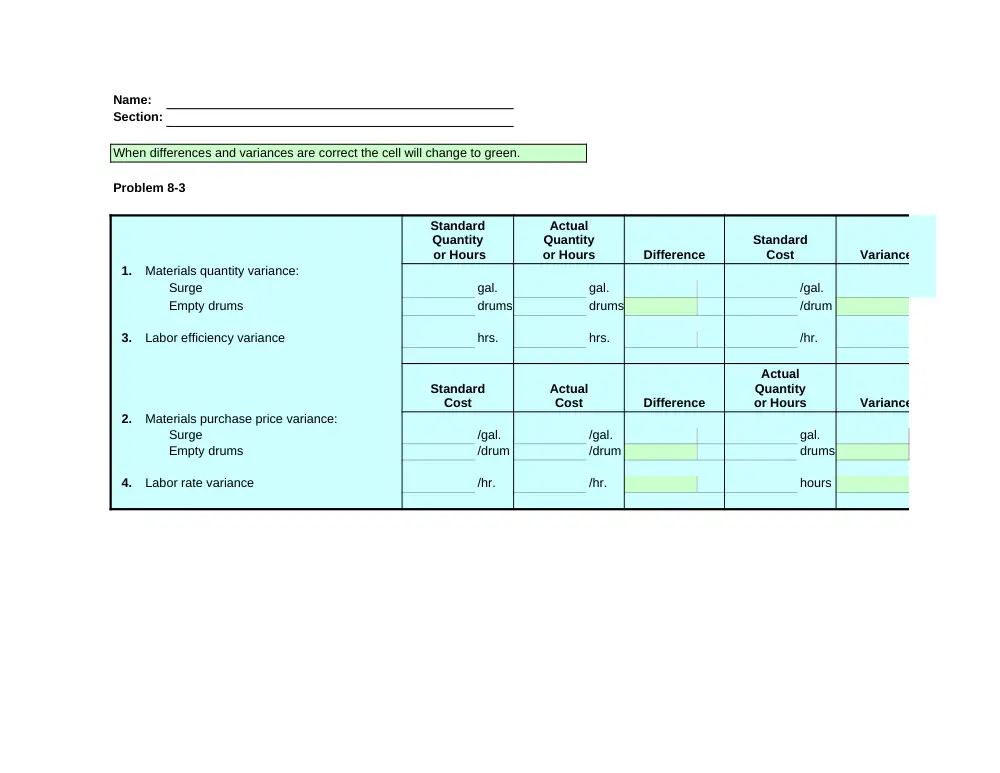 ACCT 222 Problems Excel Template 8, Fall 2014, page 3
