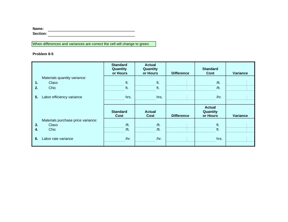 ACCT 222 Problems Excel Template 8, Fall 2014, page 7