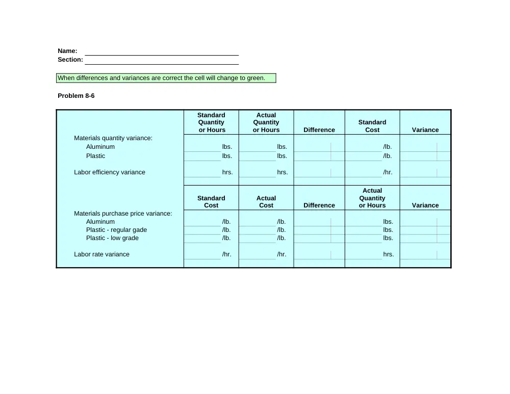 ACCT 222 Problems Excel Template 8, Fall 2014, page 9