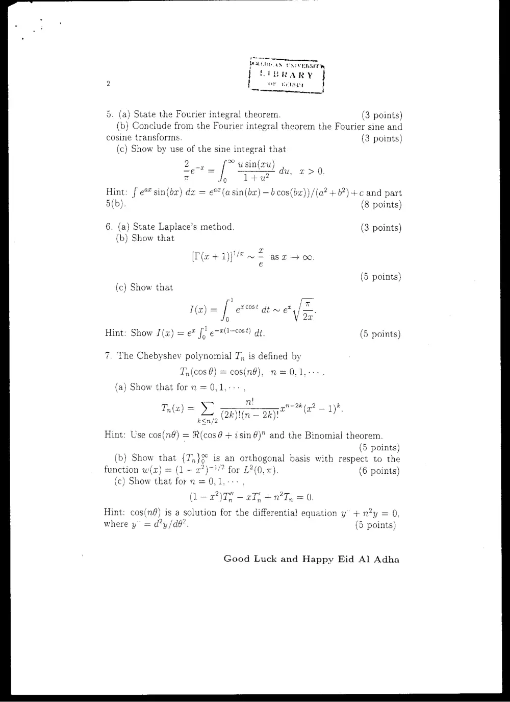 MATH 224 Final, Fall 2004, page 2