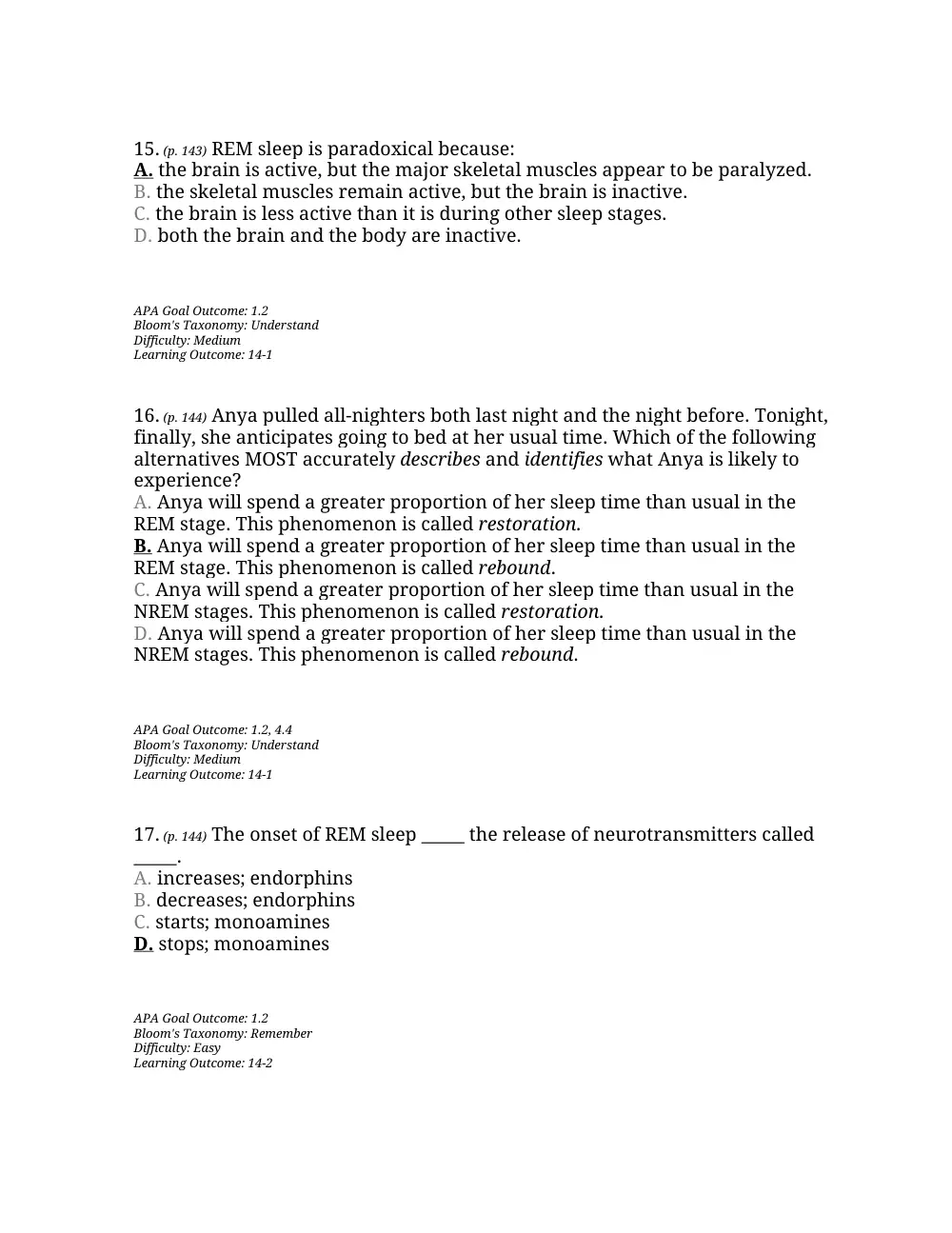 PSYC 201 Questions Chapter 5, Fall 2015, page 6