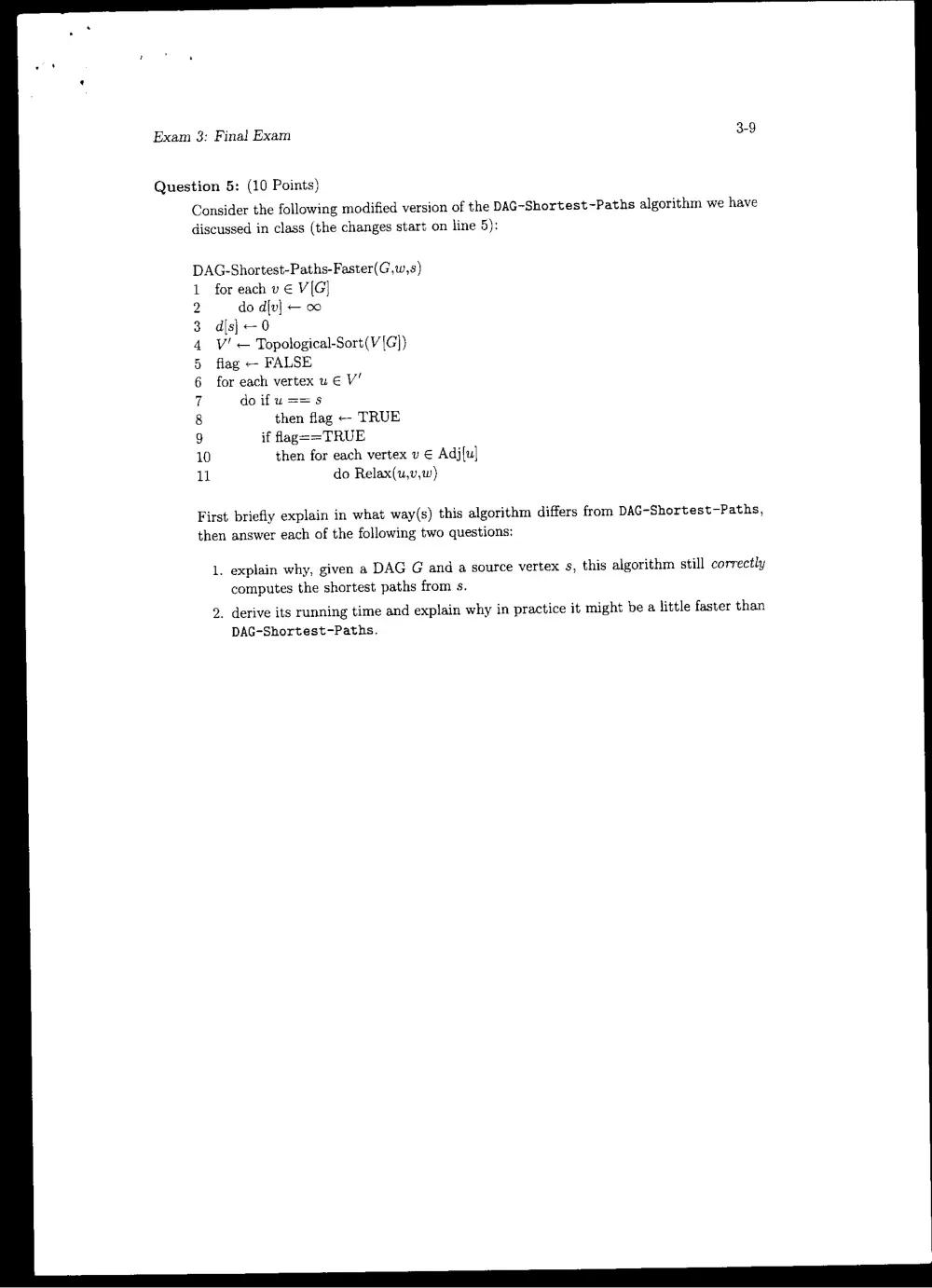 CMPS 256 Final, Fall 2004, page 9