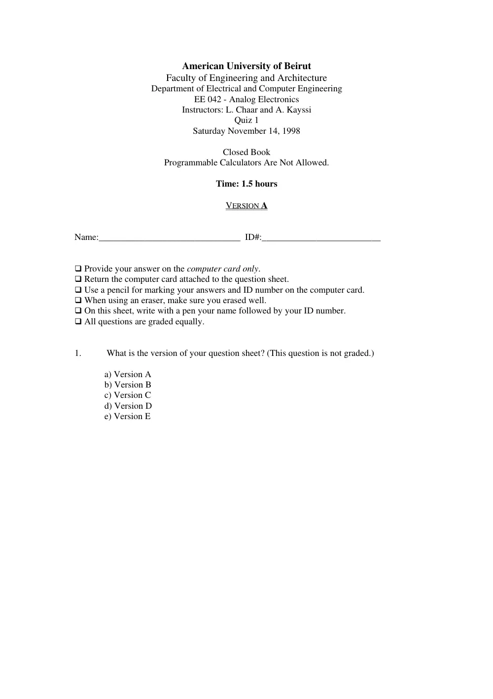 EECE 311 Midterm, Fall 2010, page 8