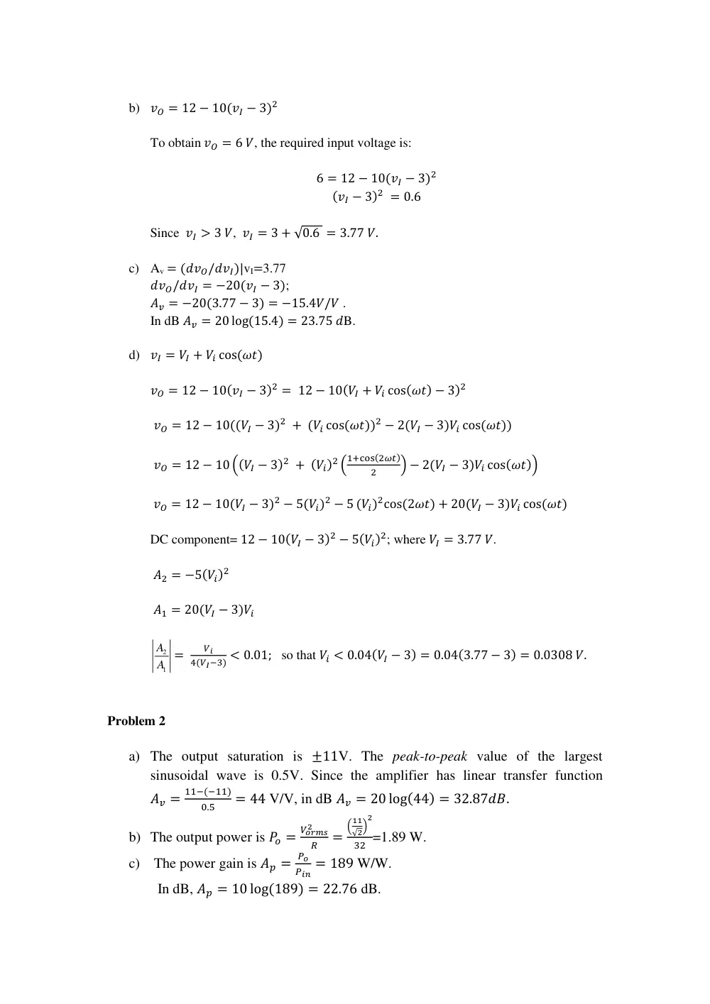 EECE 310 Homework 1 Solution, Fall 2011, page 2