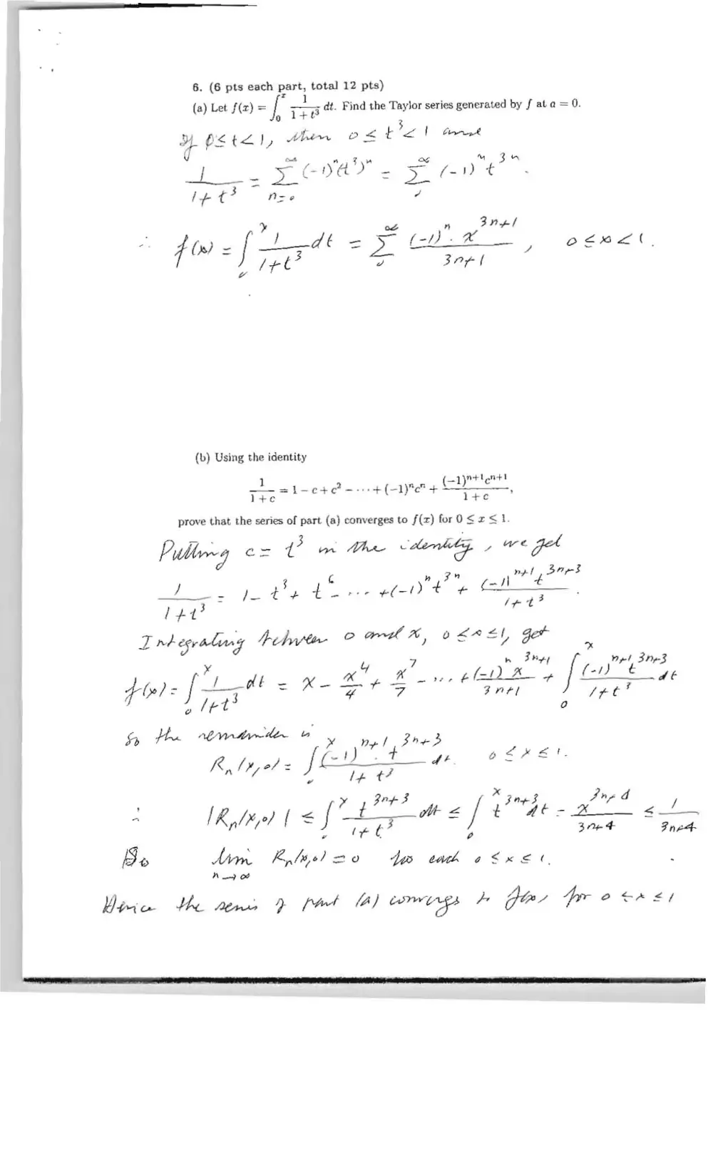 MATH 201 Exam 1 with Solution, Fall 2011, page 7