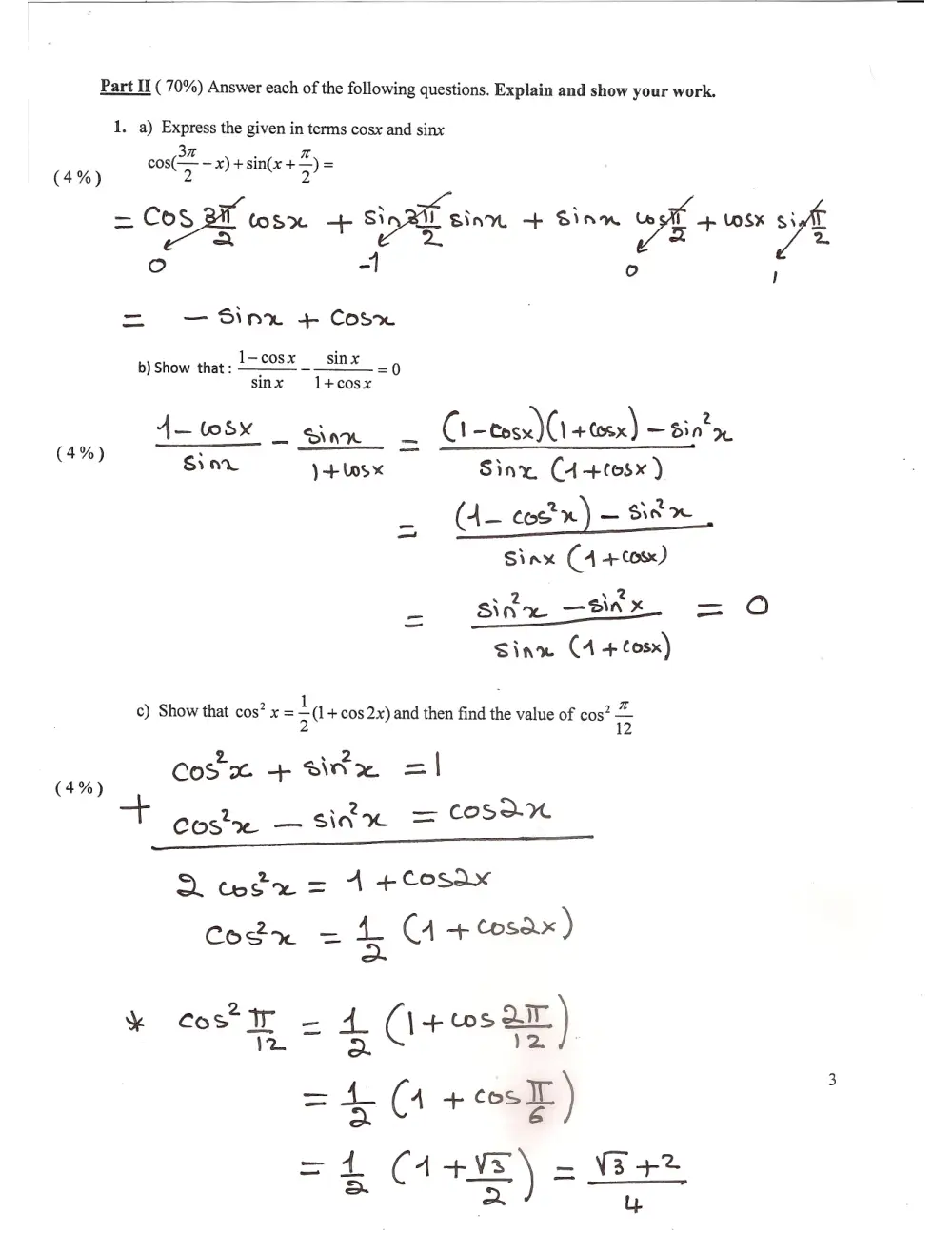 MATH 101 Exam 1, Spring 2012, page 4