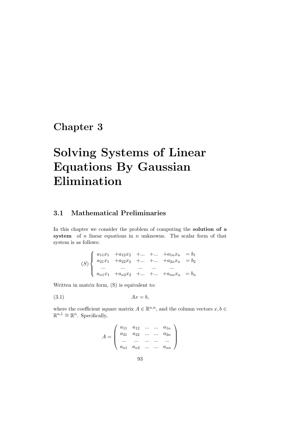 MATH 251 Notes Chapter 3, Spring 2014, page 1