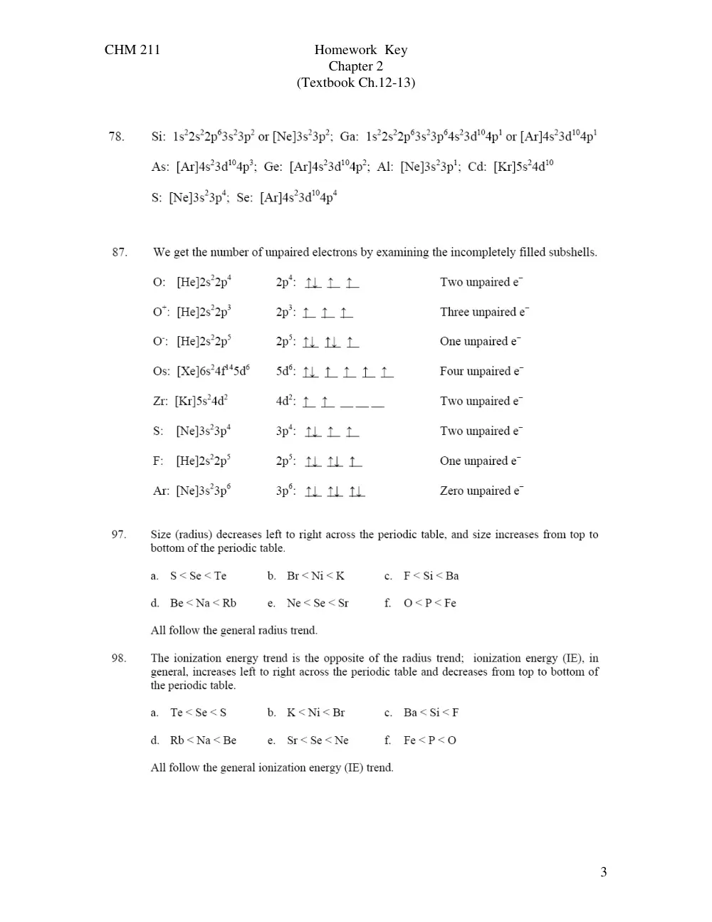 CHM 211 Homework Chapter 2, Spring 2015, page 3